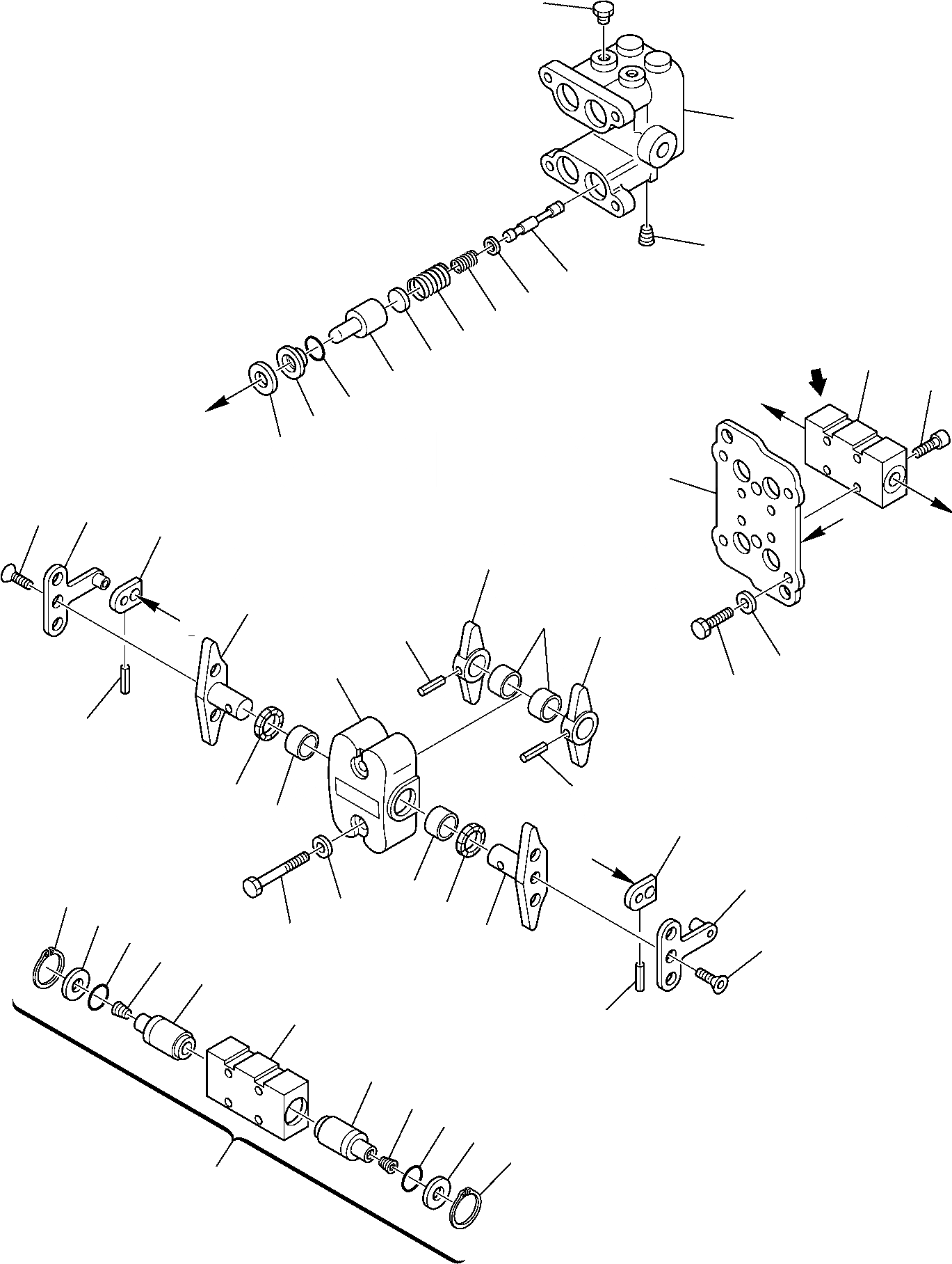 Схема запчастей Komatsu PC95R-2 - КЛАПАН PPC(ДЛЯ ХОДА) (/) УПРАВЛ-Е РАБОЧИМ ОБОРУДОВАНИЕМ