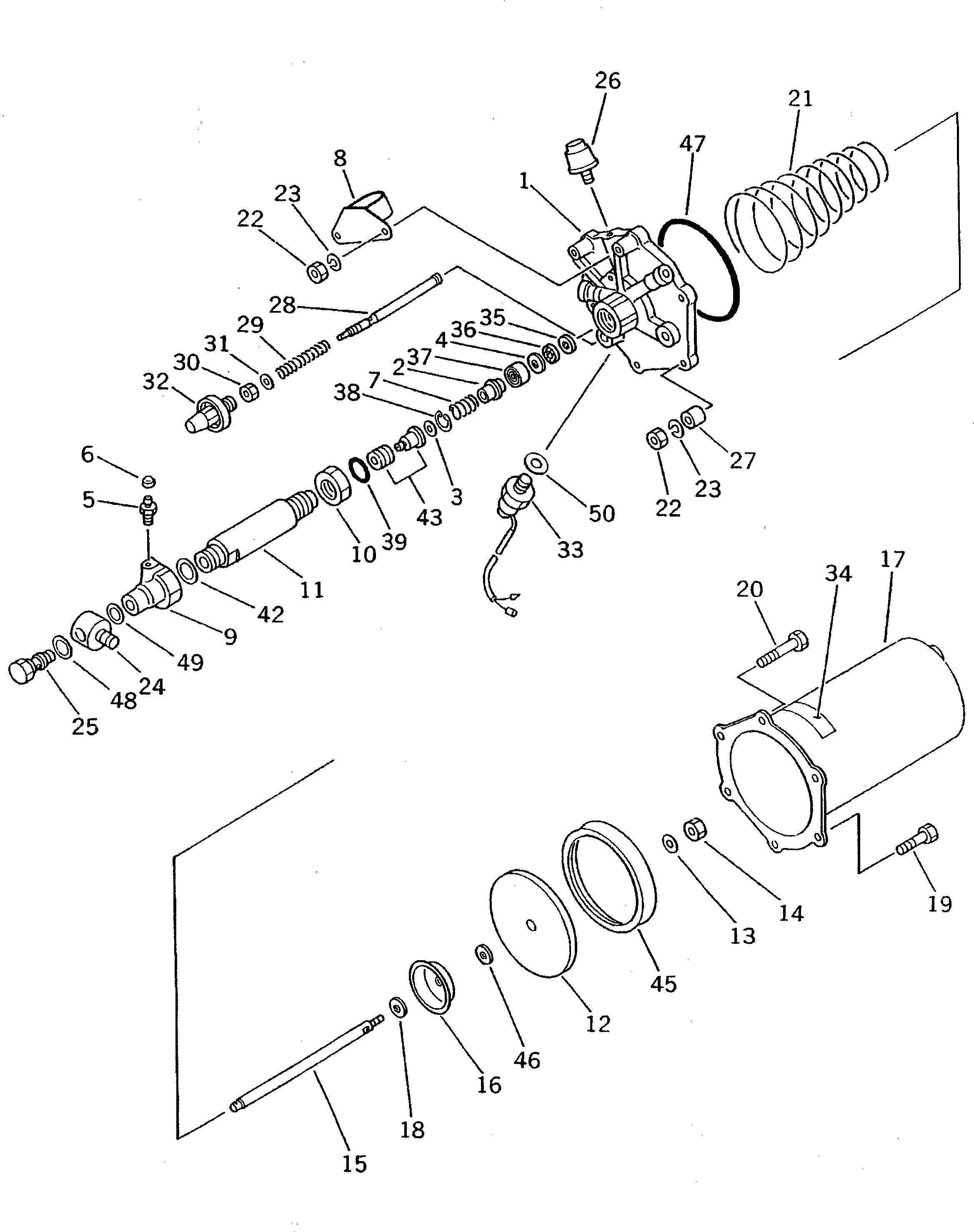 Схема запчастей Komatsu PW100NS-3 - ВОЗД. МАЧТАER ШАССИ¤ ТРАНСМИССИЯ¤ МОСТ¤ КОЛЕСА И ВОЗД. СИСТЕМА