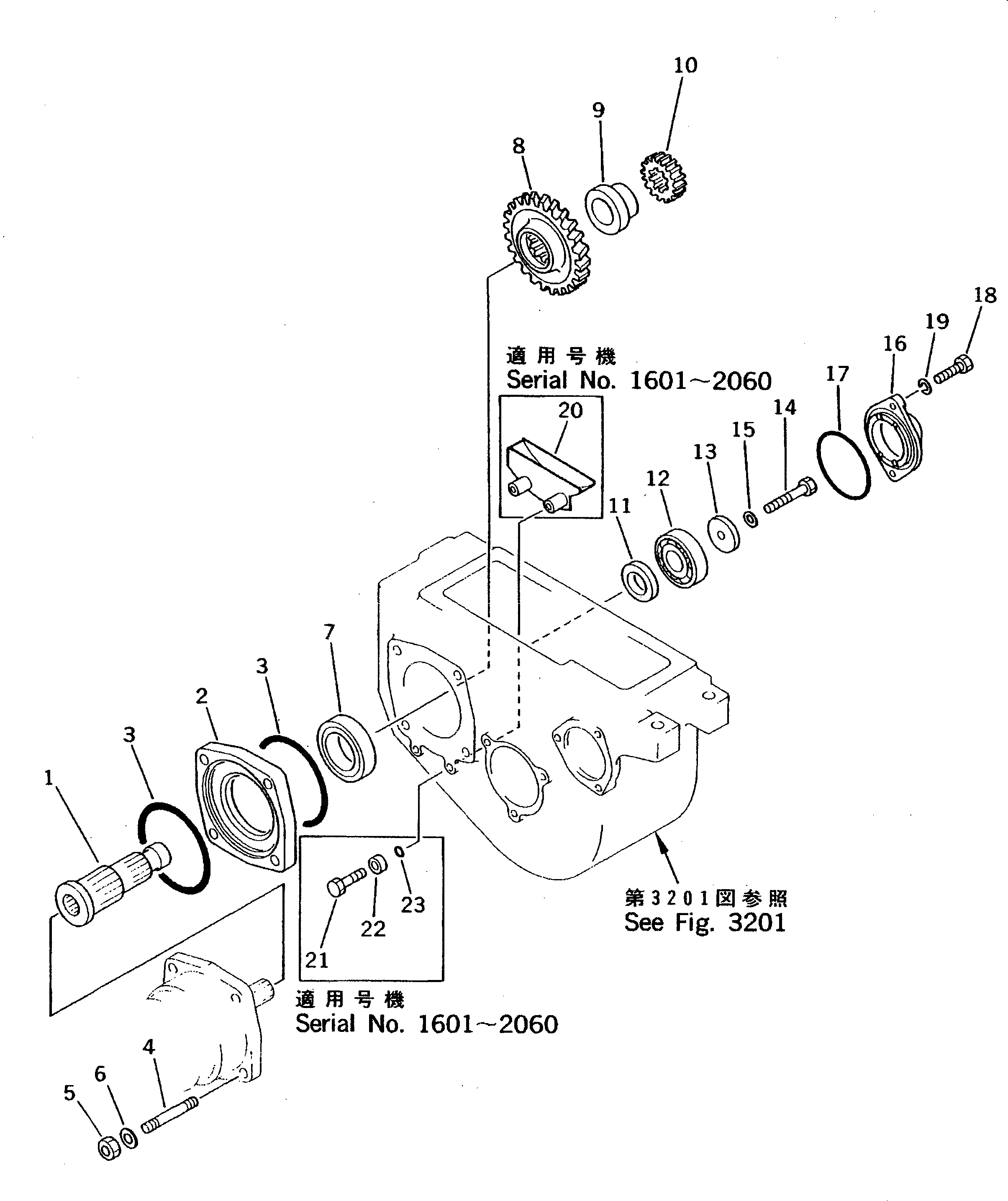 Схема запчастей Komatsu PW100S-3B - ТРАНСМИССИЯ (/) ШАССИ¤ ТРАНСМИССИЯ¤ МОСТ¤ КОЛЕСА И ВОЗД. СИСТЕМА