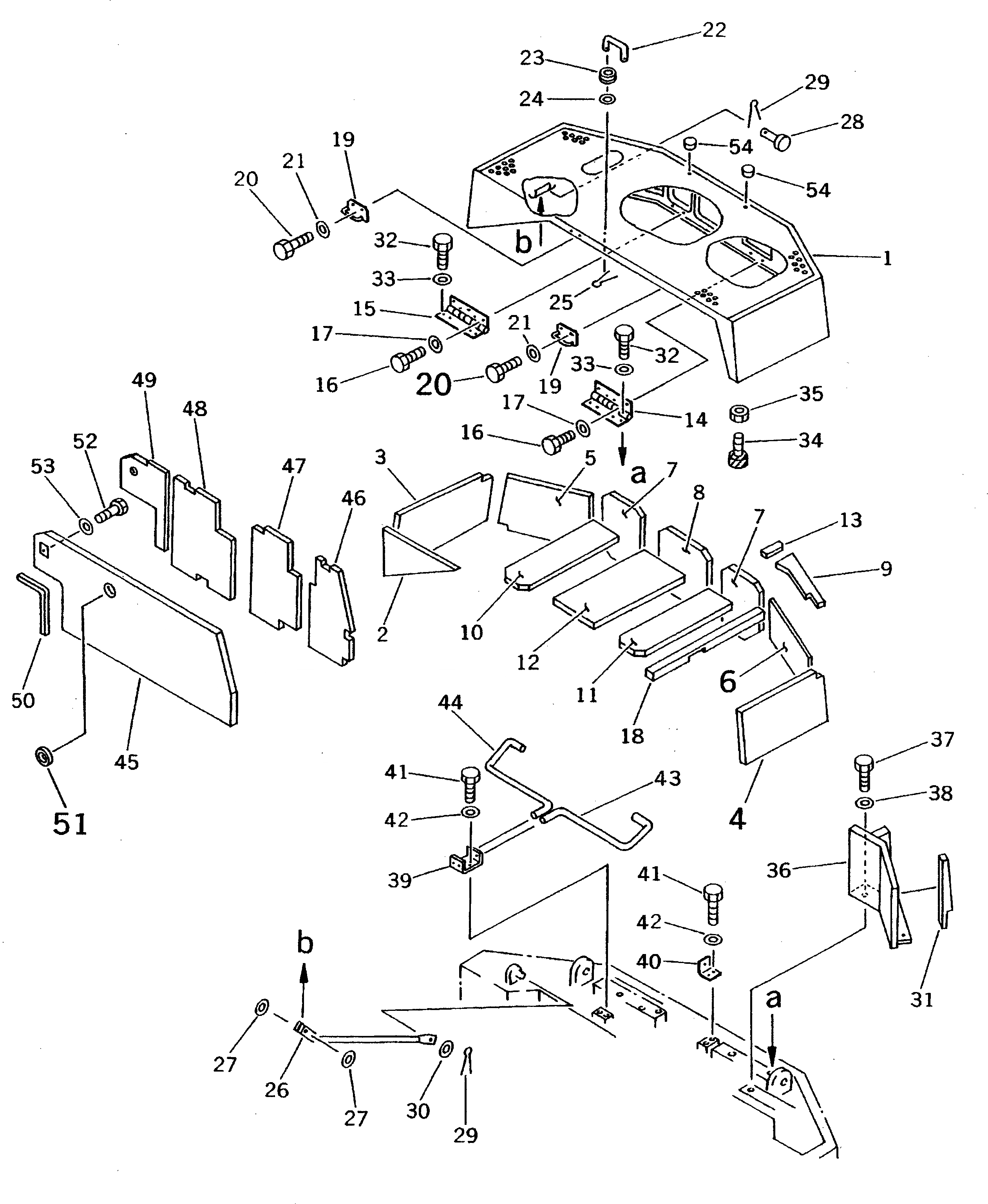 Схема запчастей Komatsu PW100S-3B - MACHINERY ОБСТАНОВКА (/) (ШУМОПОДАВЛ. СПЕЦ-Я)(№-) СПЕЦ. APPLICATION ЧАСТИ¤ МАРКИРОВКА¤ ИНСТРУМЕНТ И РЕМКОМПЛЕКТЫ