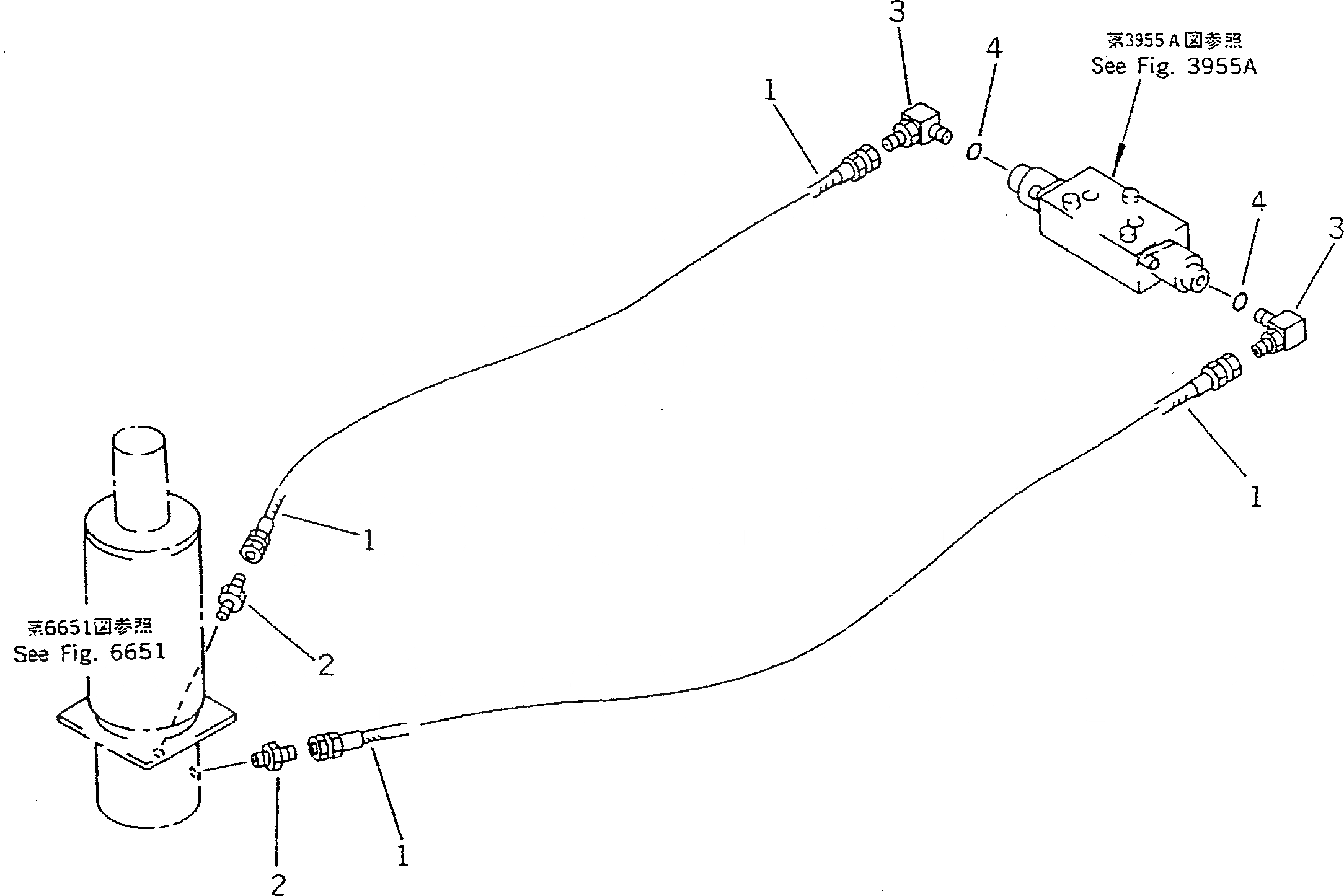 Схема запчастей Komatsu PW100S-3 - ОПОРА ВОЗДУХОВОД (НИЖН.) (ЛЕВ.¤ ПРАВ. INDEPENDENT MOVEMENT)(№-) ШАССИ¤ ТРАНСМИССИЯ¤ МОСТ¤ КОЛЕСА И ВОЗД. СИСТЕМА