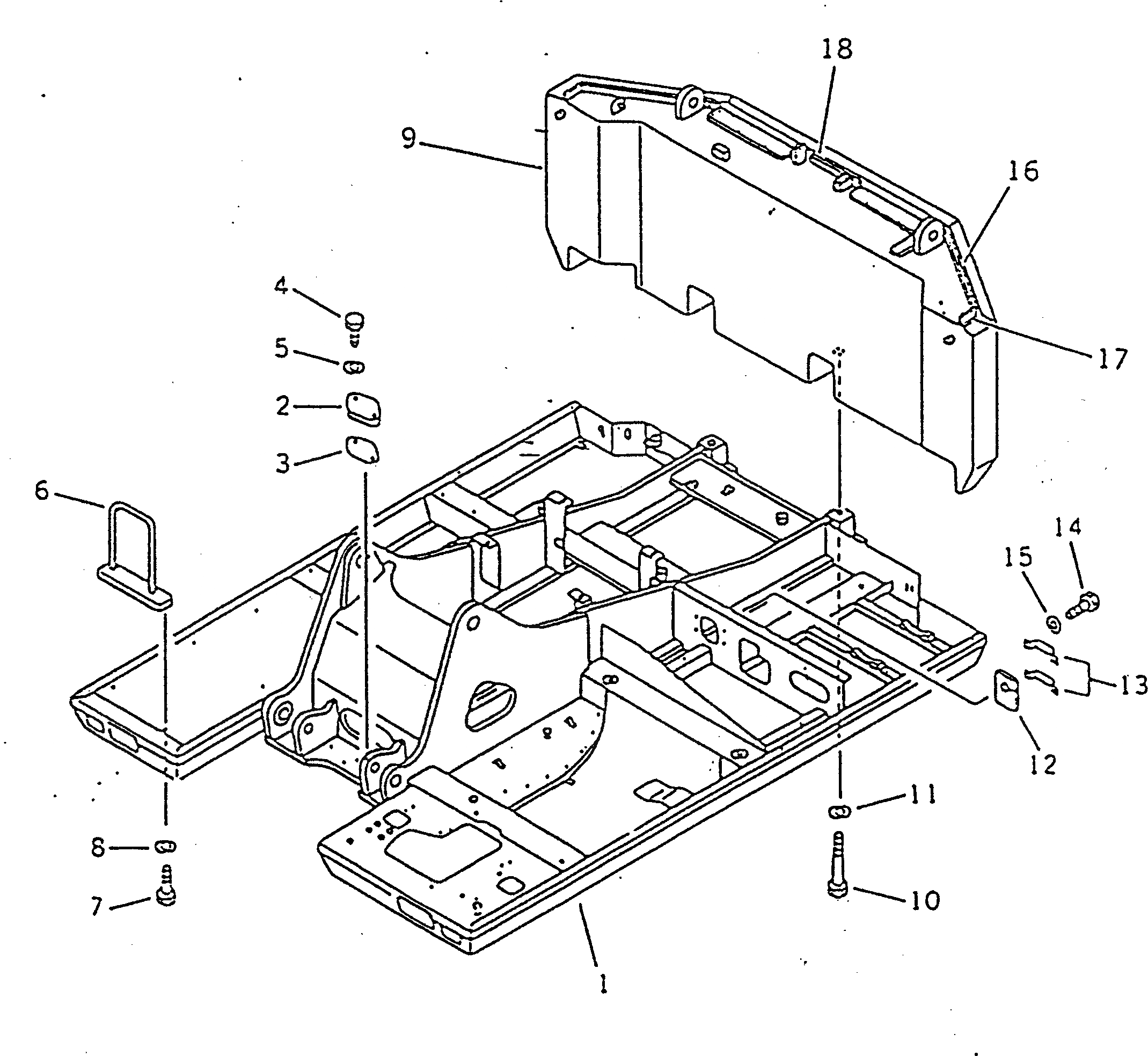 Схема запчастей Komatsu PW100S-3 - ОСНОВНАЯ РАМА (ШУМОПОДАВЛ. СПЕЦ-Я)(№-) СПЕЦ. APPLICATION ЧАСТИ¤ МАРКИРОВКА¤ ИНСТРУМЕНТ И РЕМКОМПЛЕКТЫ