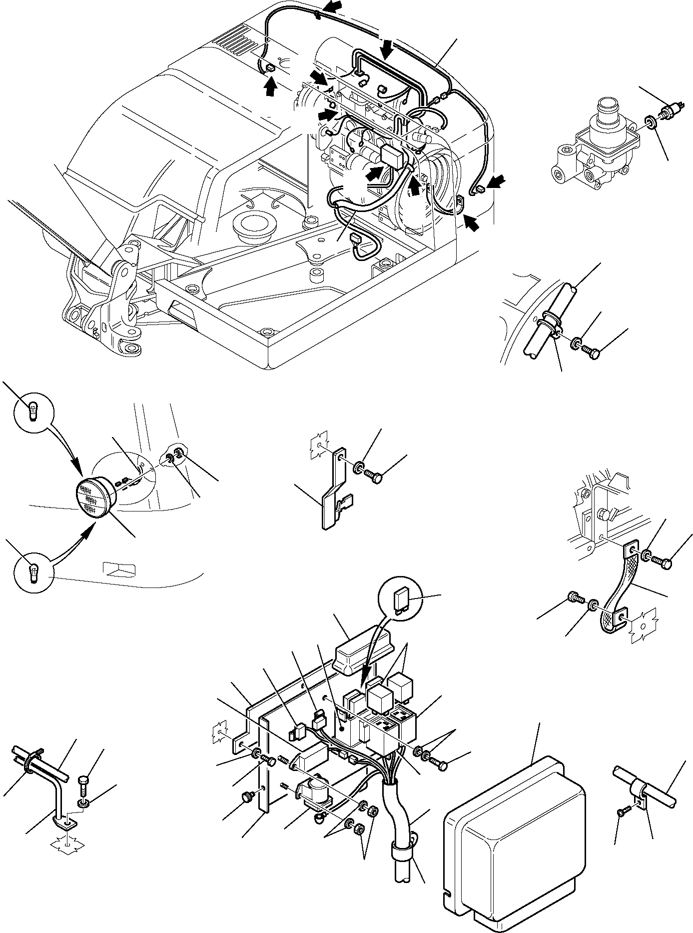 Схема запчастей Komatsu PW110R-1 - ЭЛЕКТРИКА (ЛИНИЯ ДВИГАТЕЛЯ) КОМПОНЕНТЫ ДВИГАТЕЛЯ И ЭЛЕКТРИКА