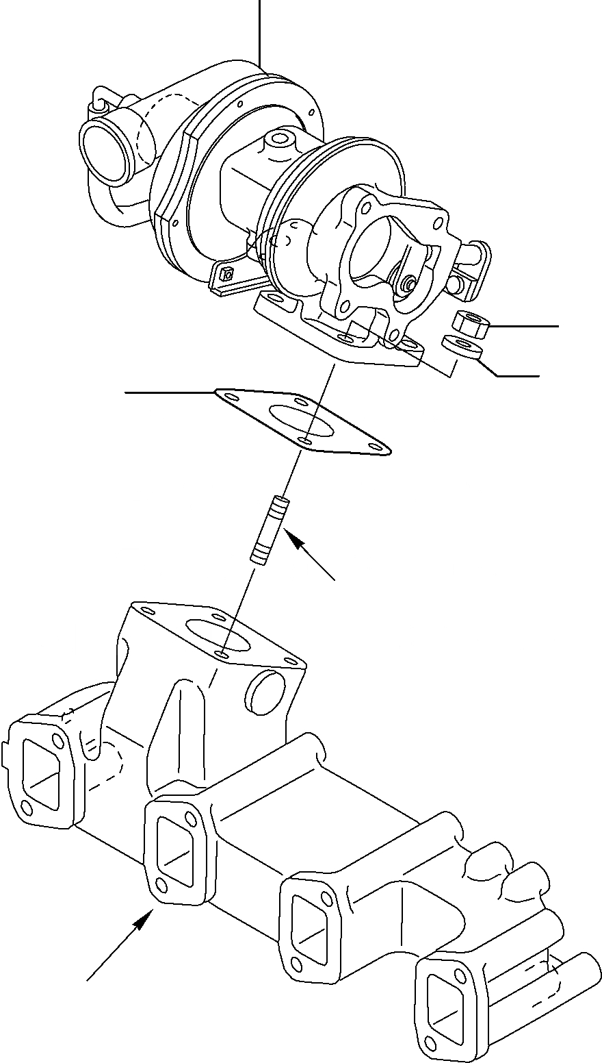 Схема запчастей Komatsu PW110R-1 - ТУРБОНАГНЕТАТЕЛЬ ДВИГАТЕЛЬ