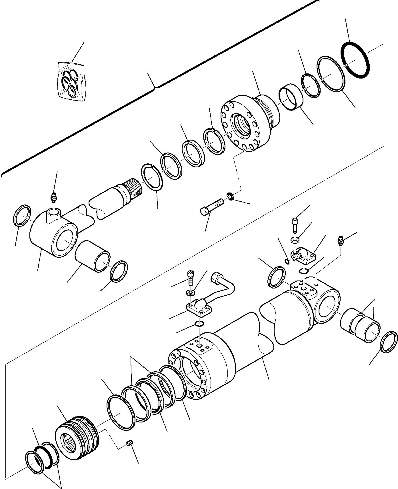 Схема запчастей Komatsu PW110R-1 - ОПОРА ИЛИ ЛЕВ. ЦИЛИНДР ОТВАЛА РАБОЧЕЕ ОБОРУДОВАНИЕ