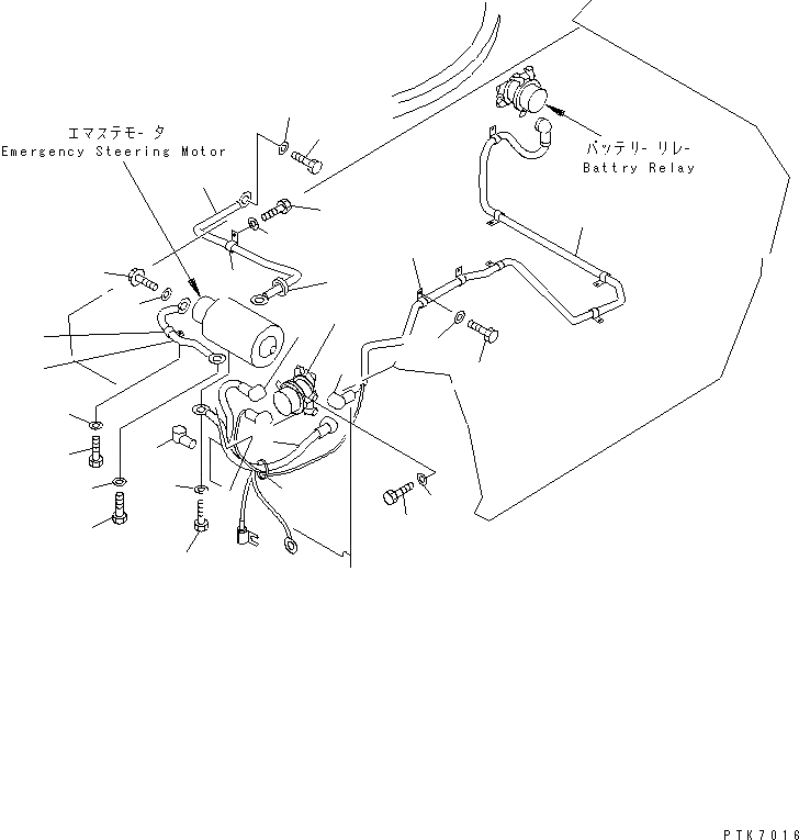Схема запчастей Komatsu PW128UU-1 - ЭЛЕКТР. (Э/ПРОВОДКА)(№-) ЭЛЕКТРИКА