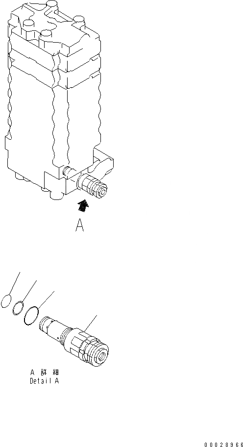 Схема запчастей Komatsu PW130-6K - ОСНОВН. КЛАПАН (-АКТУАТОР) (7/) ОСНОВН. КОМПОНЕНТЫ И РЕМКОМПЛЕКТЫ