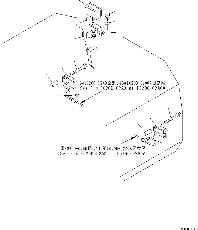 Схема запчастей Komatsu PW130ES-6K - ЭЛЕКТРИКА (ЗАДН. РАБОЧ. ОСВЕЩЕНИЕ И TAIL ОСВЕЩЕНИЕ) (ИТАЛИЯ SPE.) ЭЛЕКТРИКА