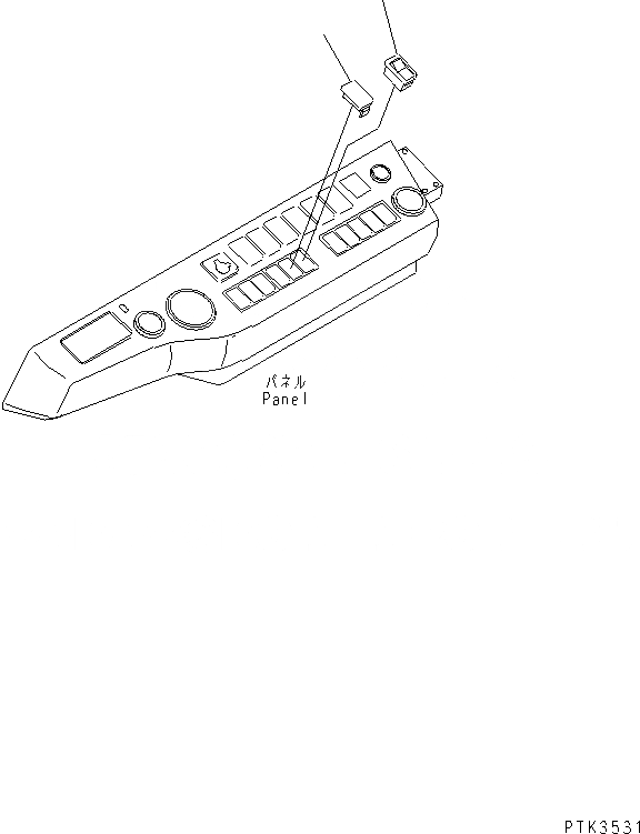 Схема запчастей Komatsu PW130ES-6K - ПЕРЕКЛЮЧАТЕЛЬ (ДЛЯ ЗАДН. ОТВАЛ)(№K-K8) ЭЛЕКТРИКА