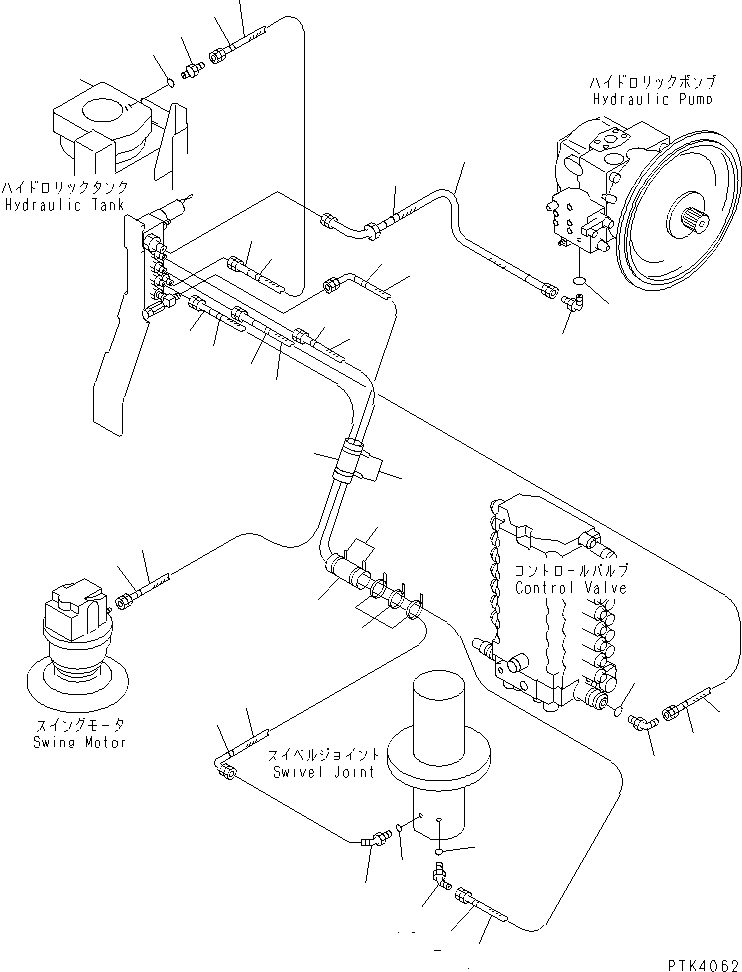 Схема запчастей Komatsu PW130ES-6K - СОЛЕНОИДНЫЙ КЛАПАН ЛИНИЯ (СОЛЕНОИДНЫЙ КЛАПАН ТРУБЫ)(№K-K999) ГИДРАВЛИКА
