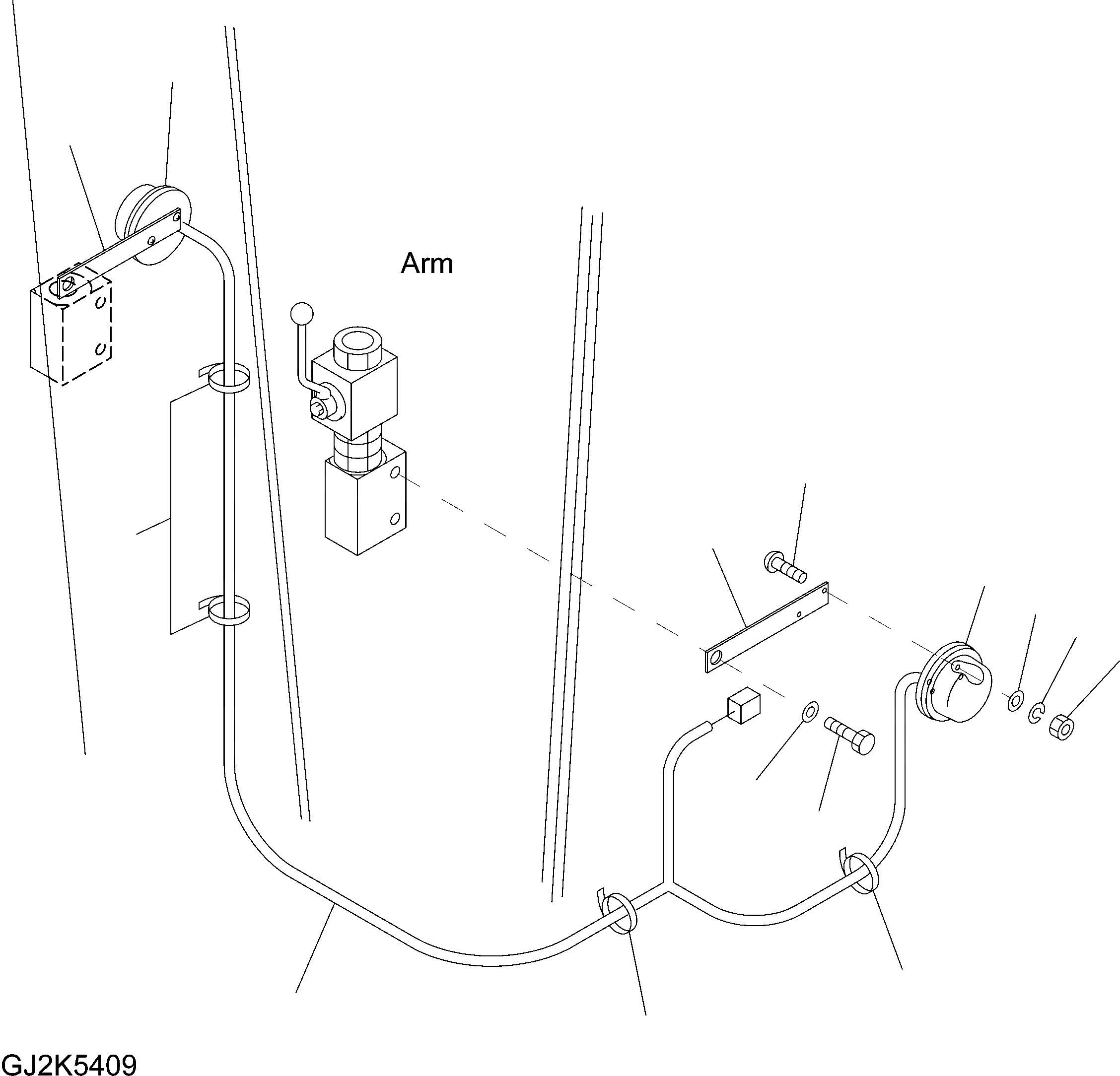 Схема запчастей Komatsu PW140-7 - РУКОЯТЬ MARKER LIGHTS (ДЛЯ ГЕРМАН. И AUSTRIA) E ЭЛЕКТРИКА