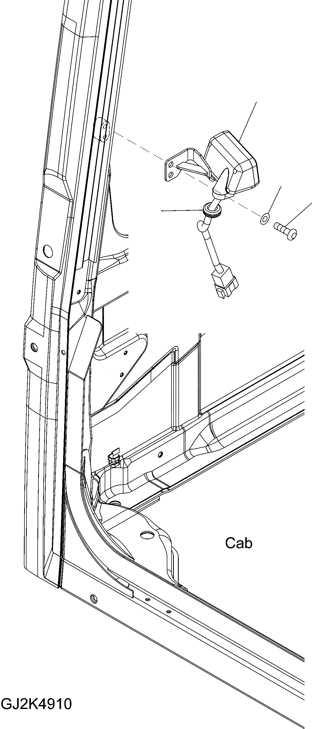 Схема запчастей Komatsu PW140-7 - OPERATORґS КАБИНА (ОПОРА УПРАВЛ-Е ПЕРЕКЛЮЧАТЕЛЬ) K OPERATORґS ОБСТАНОВКА И СИСТЕМА УПРАВЛЕНИЯ