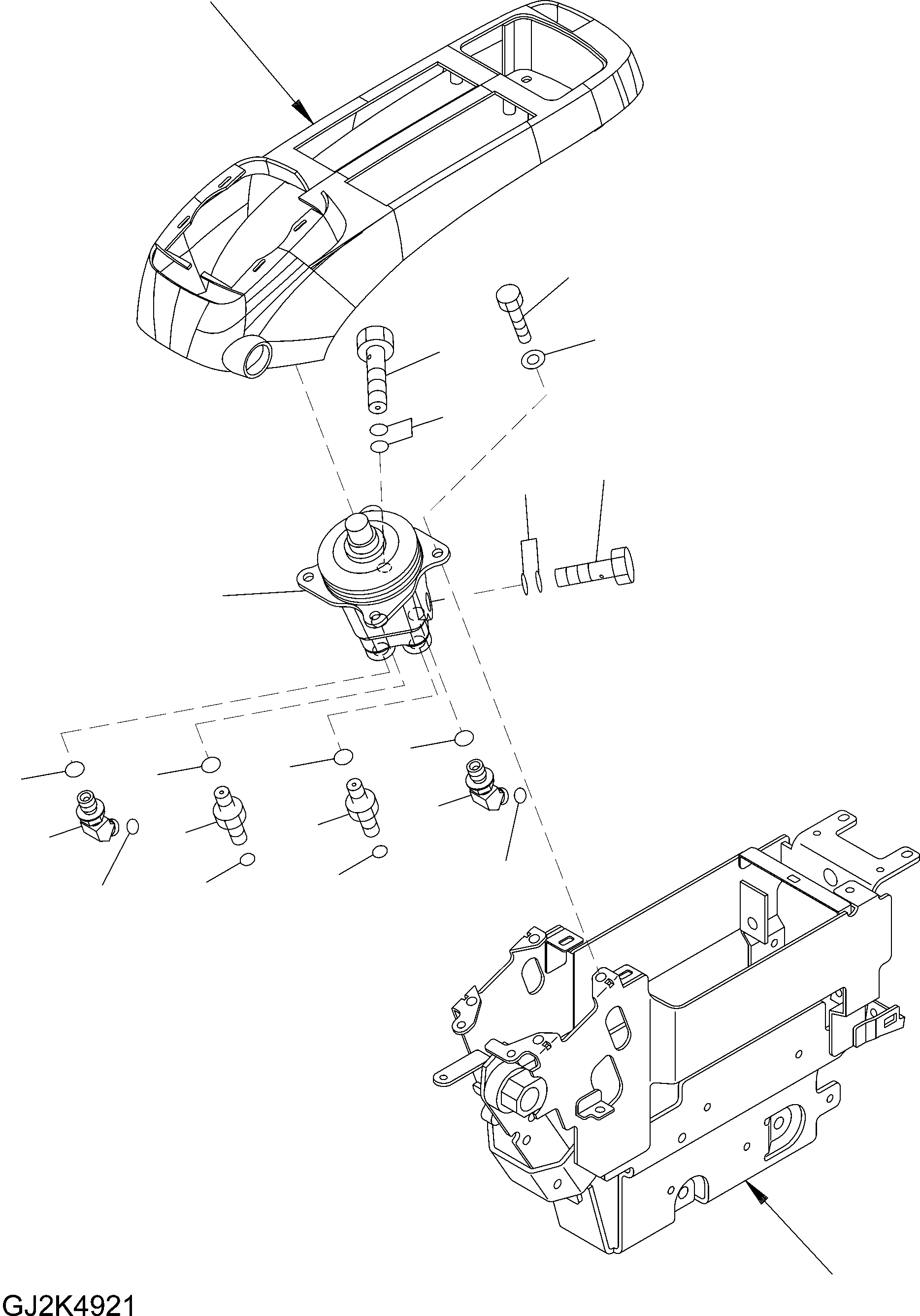 Схема запчастей Komatsu PW140-7 - ОСНОВН. КОНСТРУКЦИЯ (P.P.C. КЛАПАН, LHS) K OPERATORґS ОБСТАНОВКА И СИСТЕМА УПРАВЛЕНИЯ