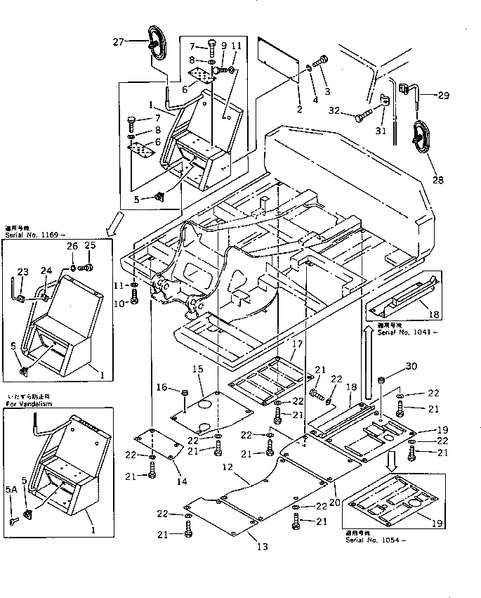 Схема запчастей Komatsu PW150-1 - СИДЕНЬЕ КОРПУС (/) (REGULATION OF SWEDEN) СПЕЦ. APPLICATION ЧАСТИ¤ МАРКИРОВКА¤ ИНСТРУМЕНТ И РЕМКОМПЛЕКТЫ