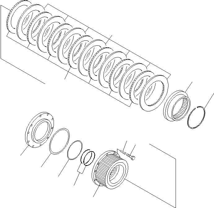 Схема запчастей Komatsu PW160-7K - ЗАДН. МОСТ (/) (.M ШИР.) SUSPENTION И КОЛЕСА