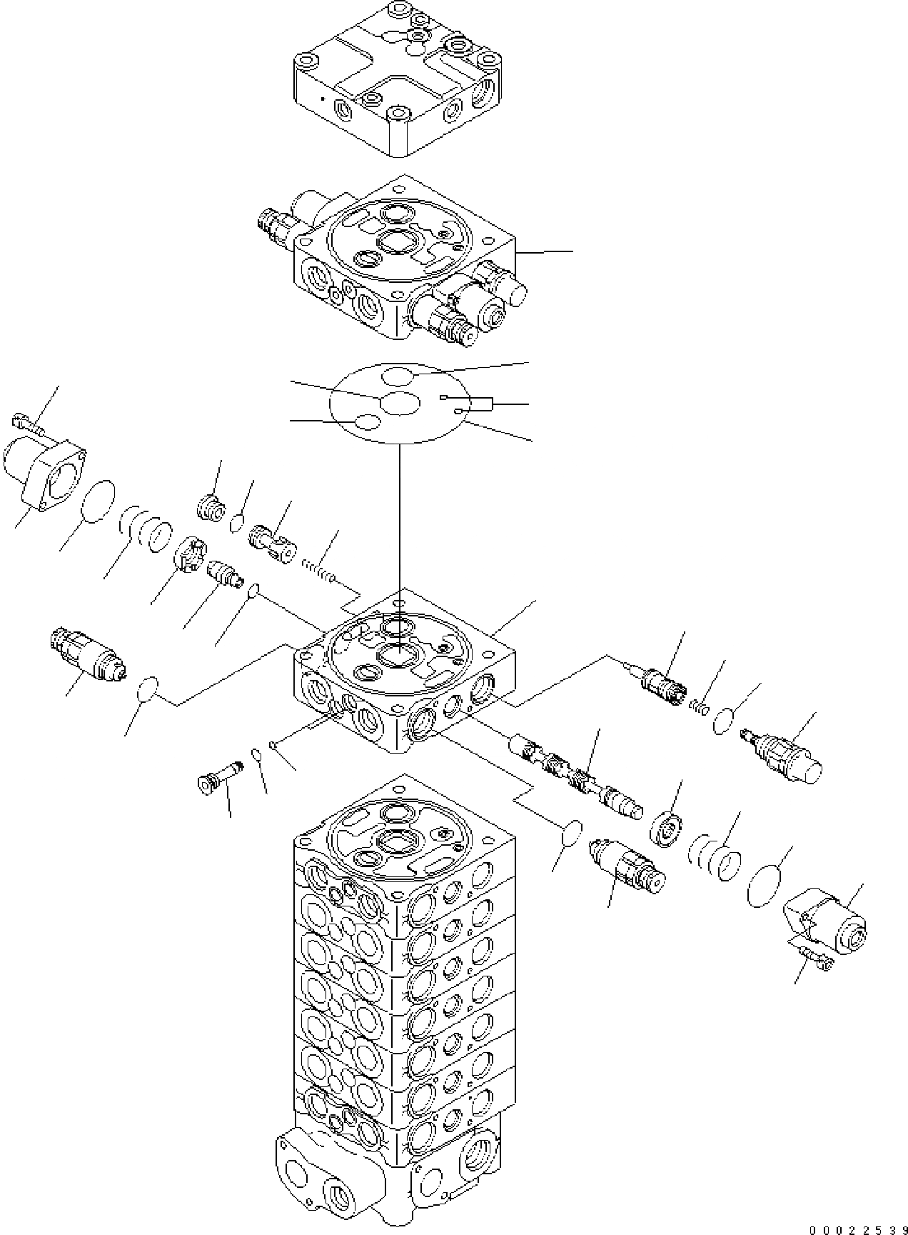 Схема запчастей Komatsu PW160-7E0 - ОСНОВН. КЛАПАН (9-СЕКЦИОНН.) (9/9) (ДЛЯ TWO-ЧАСТИ СТРЕЛА) Y ОСНОВН. КОМПОНЕНТЫ И РЕМКОМПЛЕКТЫ