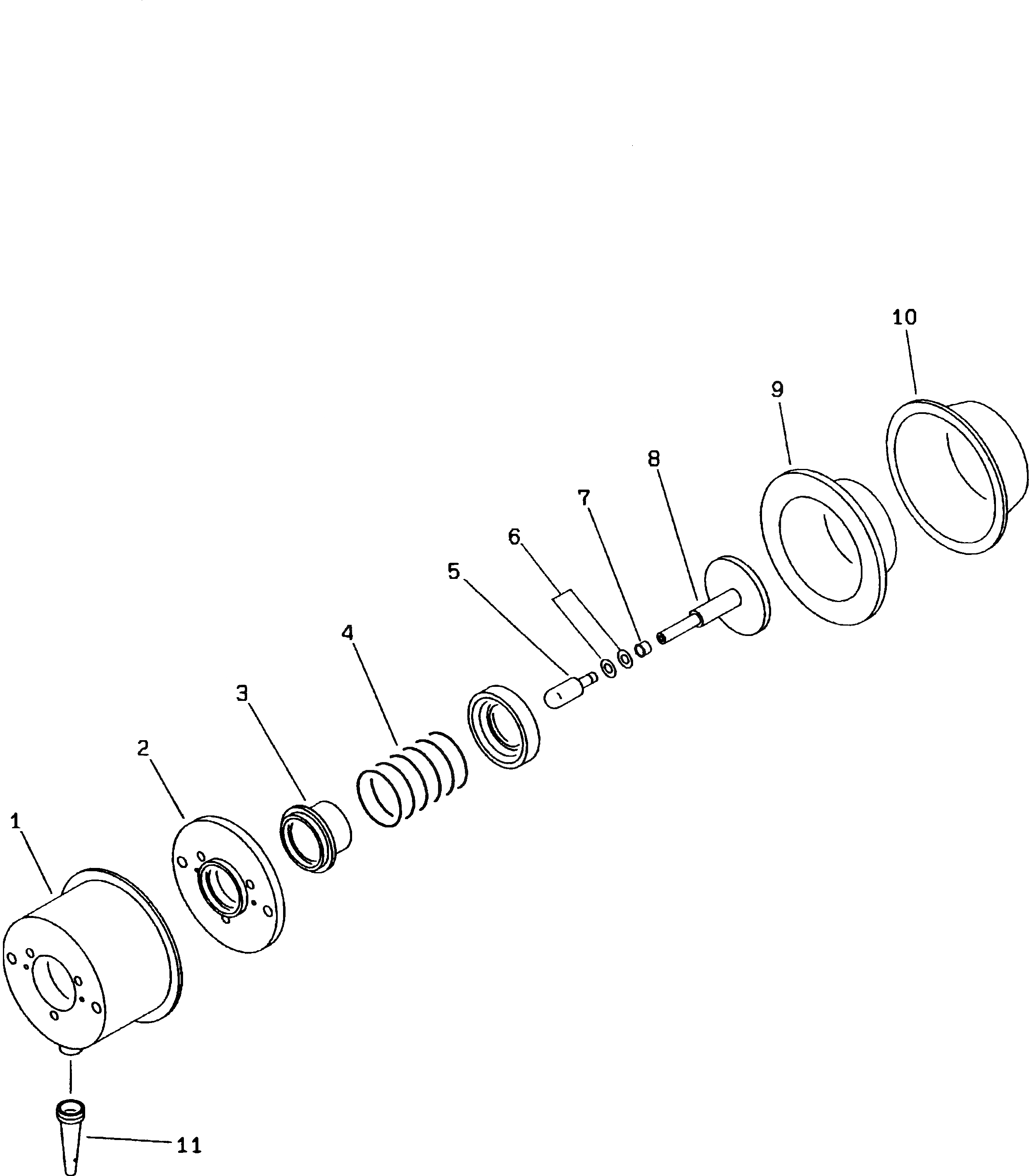Схема запчастей Komatsu PW170-5K - ТОРМОЗ. КАМЕРА ШАССИ¤ ТРАНСМИССИЯ¤ МОСТ¤ КОЛЕСА И ВОЗД. СИСТЕМА