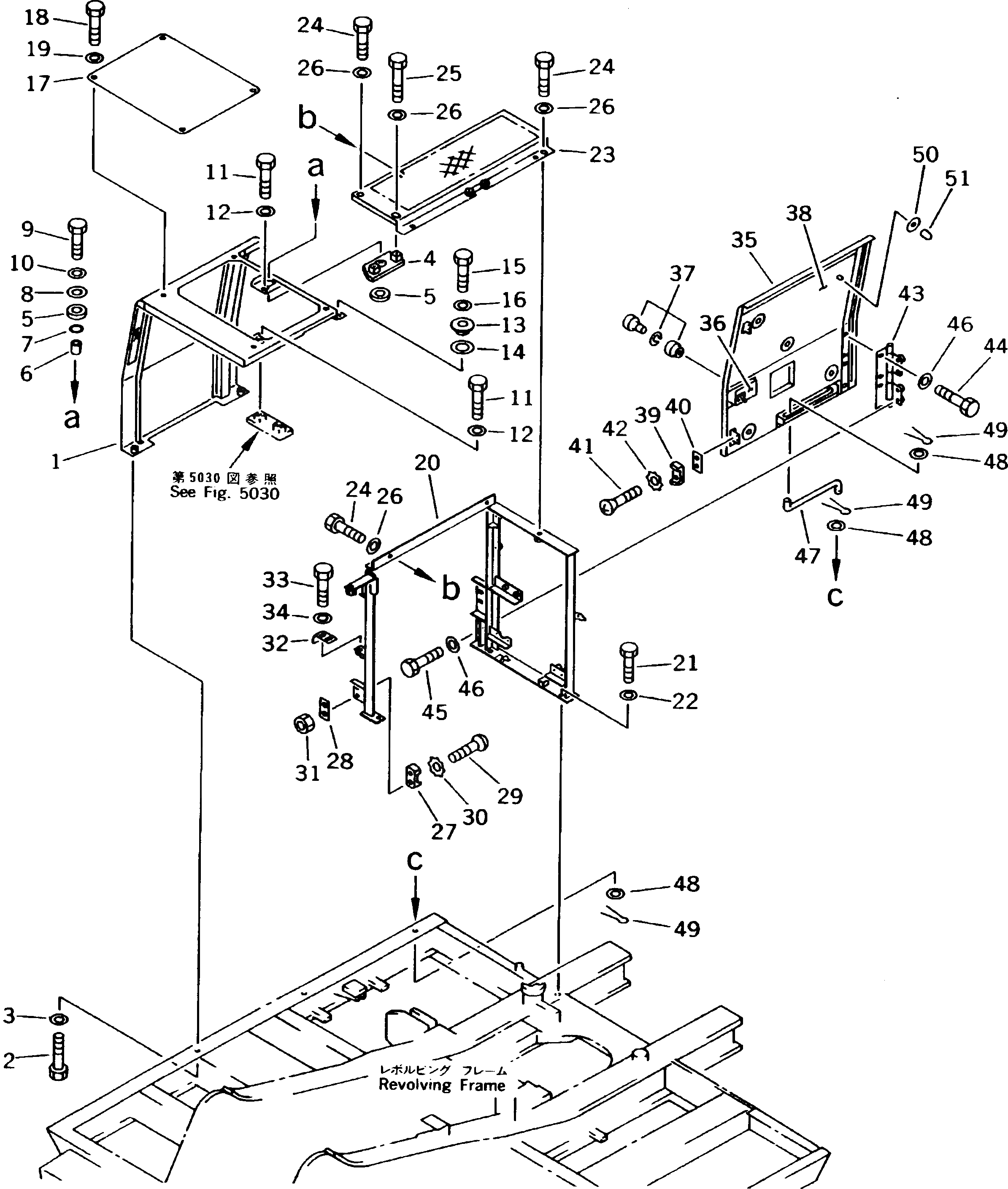 Схема запчастей Komatsu PW170-5K - ПРАВ. COVER ЧАСТИ КОРПУСА