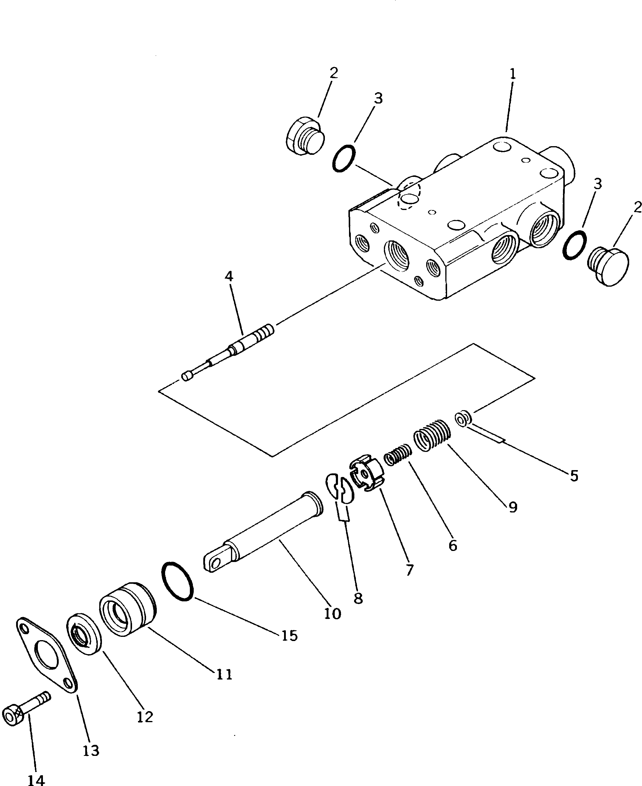 Схема запчастей Komatsu PW170-5K - P.P.C. КЛАПАН (ДЛЯ ХОДА) УПРАВЛ-Е РАБОЧИМ ОБОРУДОВАНИЕМ