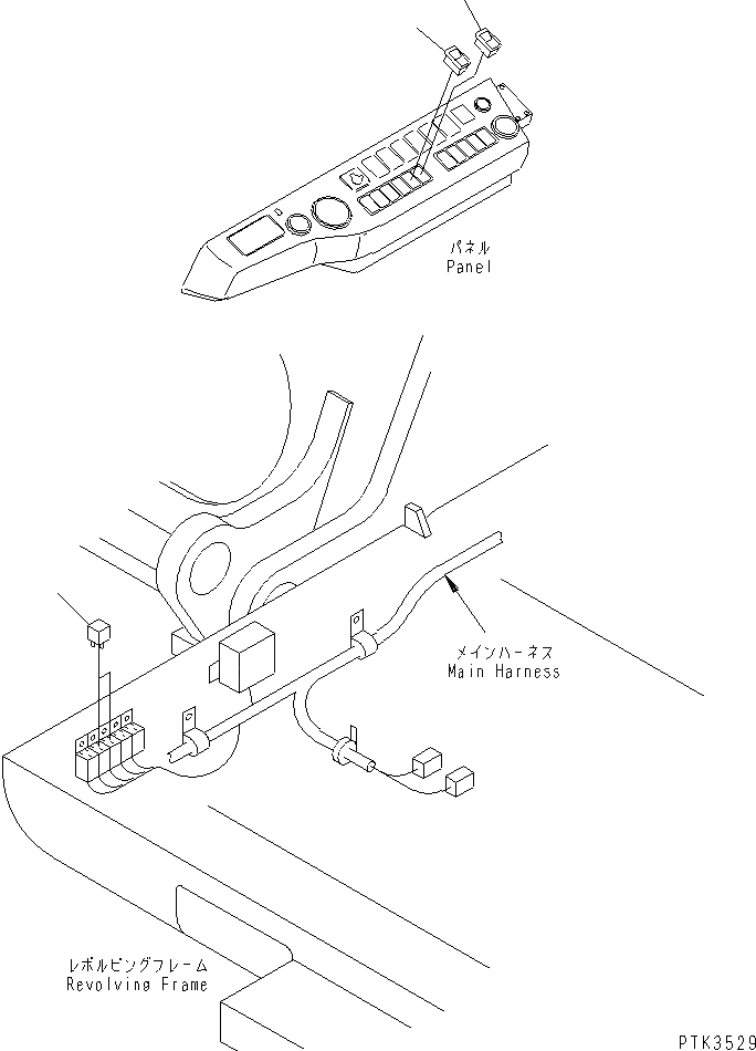 Схема запчастей Komatsu PW170ES-6K - РЕЛЕ И ПЕРЕКЛЮЧАТЕЛЬ (ДЛЯ ЗАДН. ОПОРА)(№K-K999) E ЭЛЕКТРИКА
