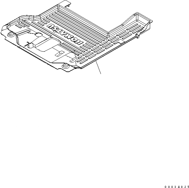 Схема запчастей Komatsu PW180-7K - ПОКРЫТИЕ ПОЛА(ДЛЯ -НАВЕСН. ОБОРУД¤ ДЛЯ 2-СЕКЦИОНН. СТРЕЛЫ) КАБИНА ОПЕРАТОРА И СИСТЕМА УПРАВЛЕНИЯ