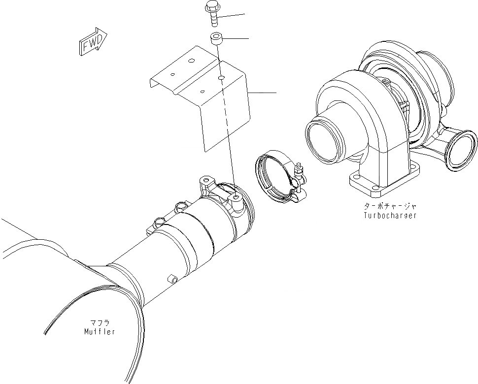 Схема запчастей Komatsu PW180-7E0 - ТЕРМОЗАЩИТА B КОМПОНЕНТЫ ДВИГАТЕЛЯ