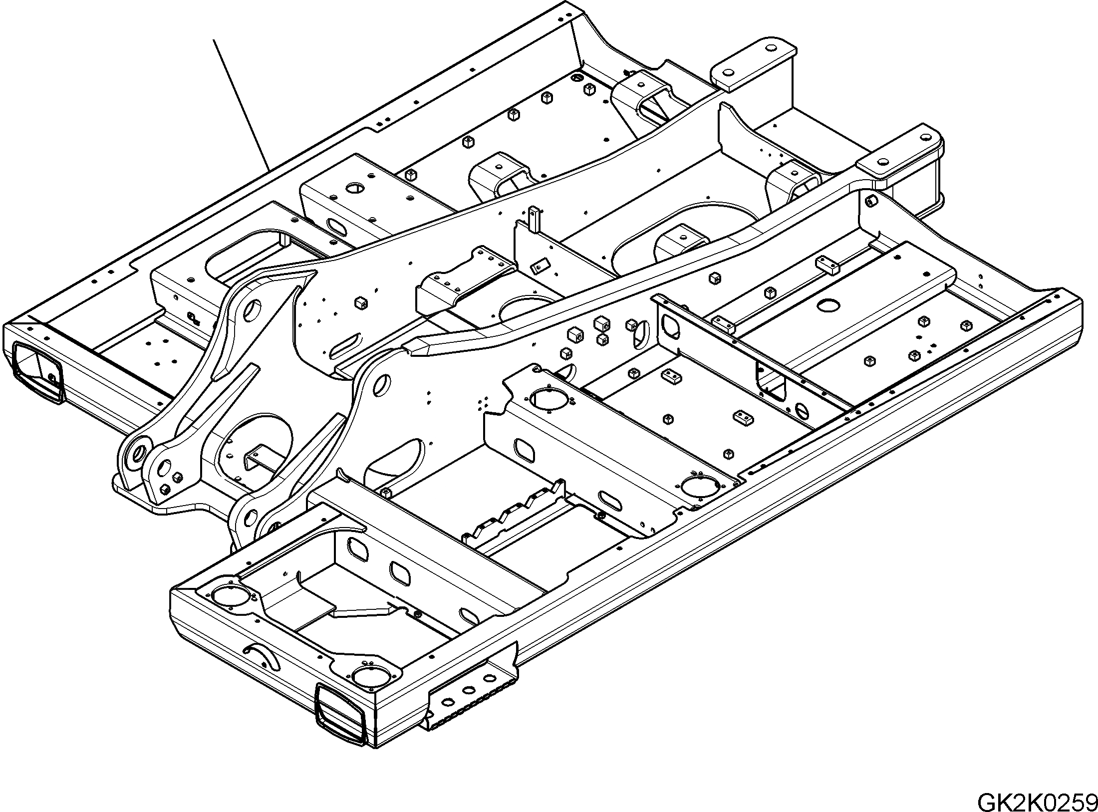 Схема запчастей Komatsu PW180-7E0 - ОСНОВНАЯ РАМА J ОСНОВНАЯ РАМА И ЕЕ ЧАСТИ
