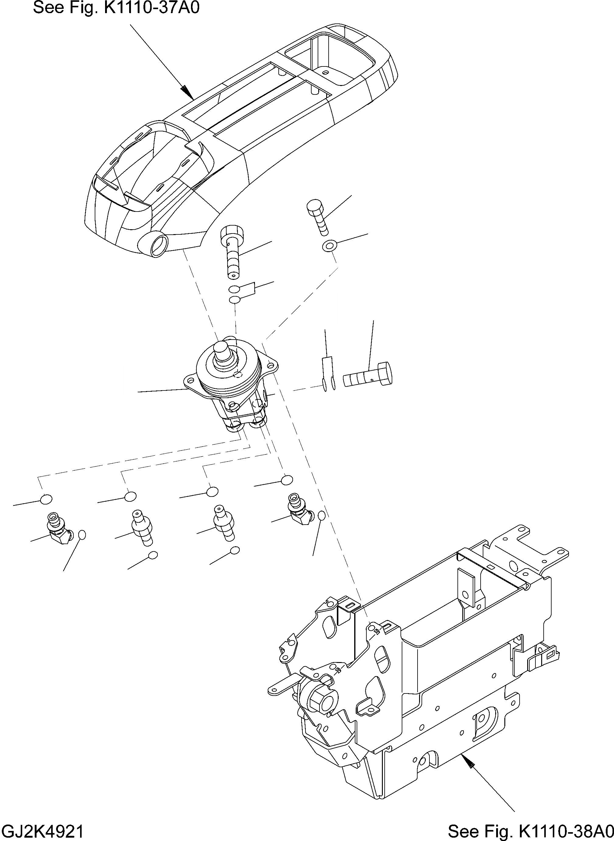 Схема запчастей Komatsu PW180-7E0 - ОСНОВН. КОНСТРУКЦИЯ (P.P.C. КЛАПАН, LHS) K OPERATORS ОБСТАНОВКА И СИСТЕМА УПРАВЛЕНИЯ