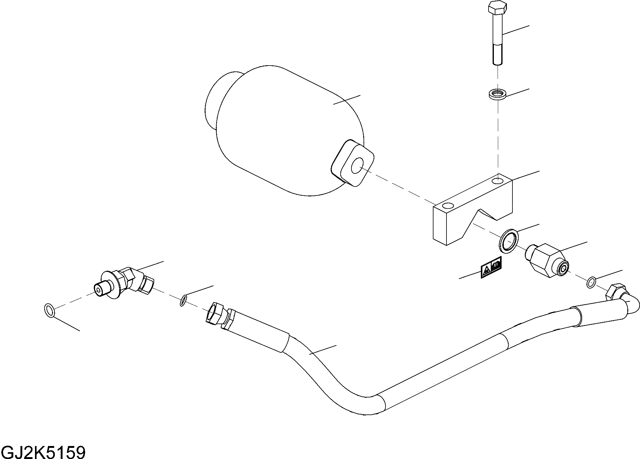 Схема запчастей Komatsu PW180-7E0 - ТОРМОЗН. ГИДРОЛИНИЯ (ВЕРХН.) (PARK ТОРМОЗ. АККУМУЛЯТОР) (ДЛЯ ITALY) K OPERATORS ОБСТАНОВКА И СИСТЕМА УПРАВЛЕНИЯ
