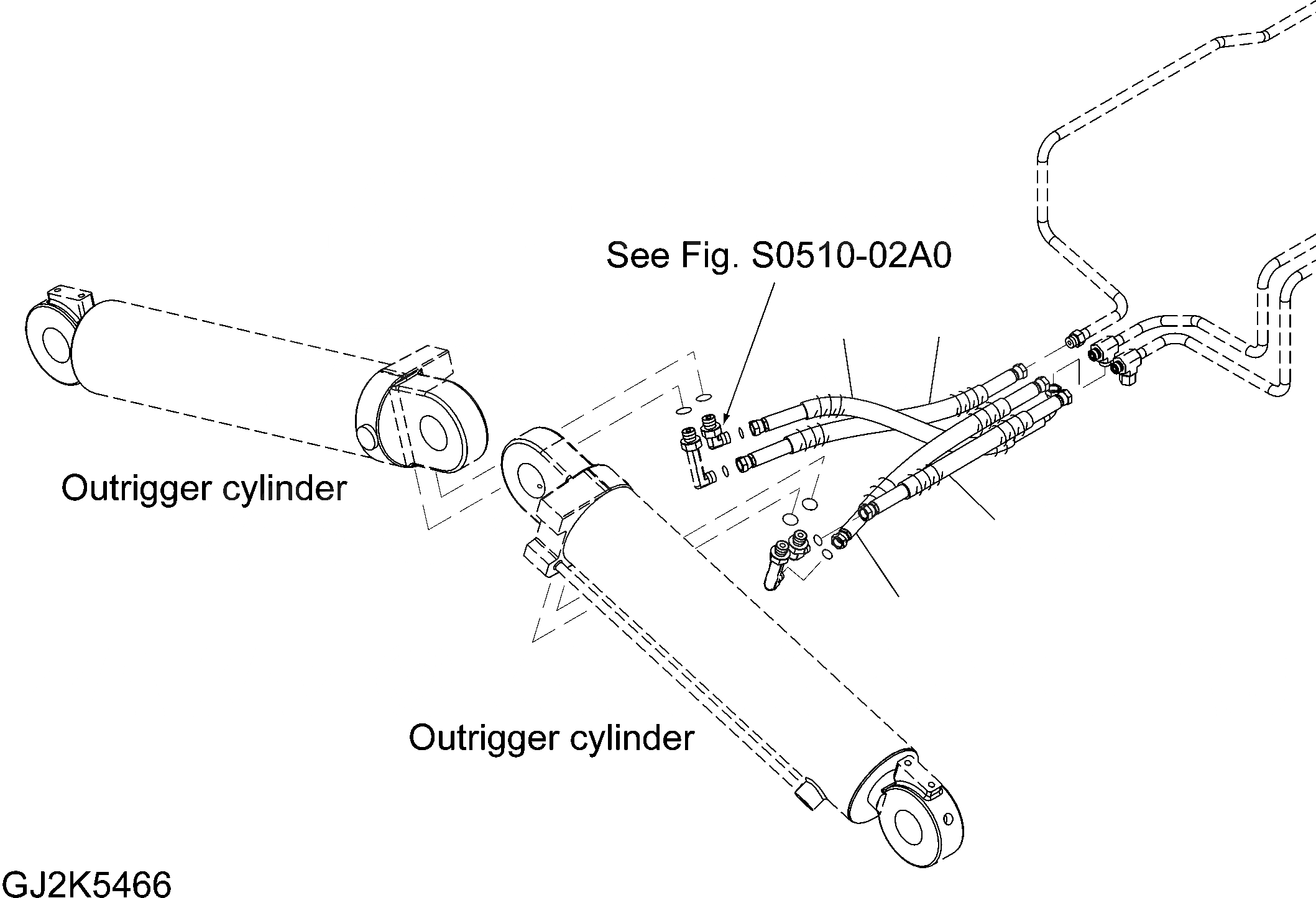Схема запчастей Komatsu PW180-7E0 - ПЕРЕДН. ОПОРА (.M) (ЦИЛИНДР ШЛАНГИ) S ПОДВЕСКА И КОЛЕСА