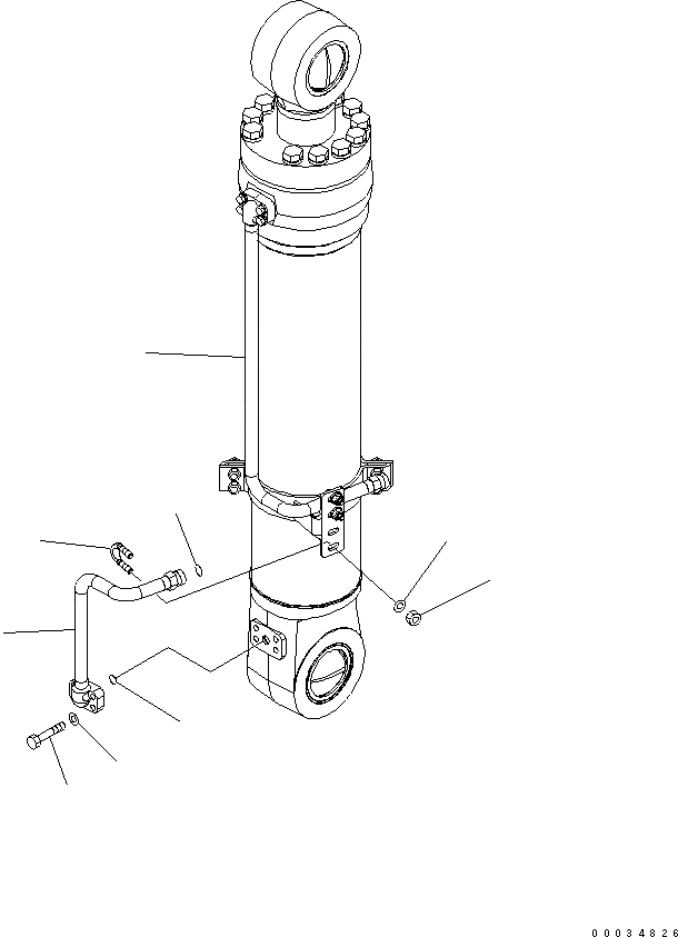 Схема запчастей Komatsu PW180-7E0 - СТРЕЛА ADJUST ЦИЛИНДР (БЕЗ КЛАПАН БЕЗОПАСНОСТИ) T РАБОЧЕЕ ОБОРУДОВАНИЕ