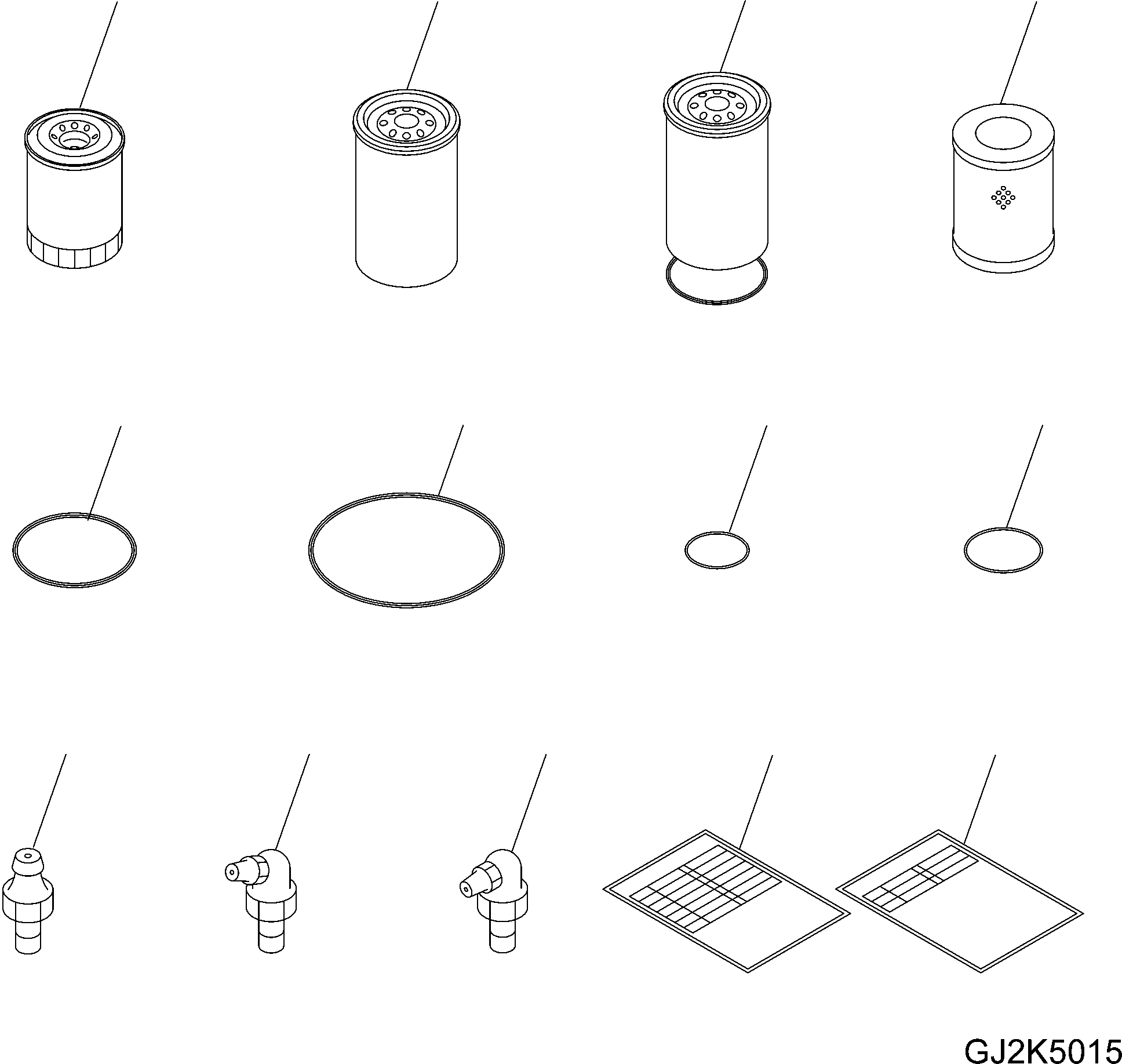 Схема запчастей Komatsu PW180-7E0 - ЗАП. ЧАСТИ V АКСЕССУАРЫ И ИНСТРУМЕНТ