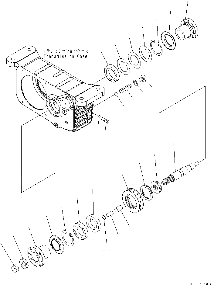 Схема запчастей Komatsu PW200-7K-KA - ТРАНСМИССИЯ (/) НИЖНЯЯ ГИДРОЛИНИЯ И ЛИНИЯ ХОДА