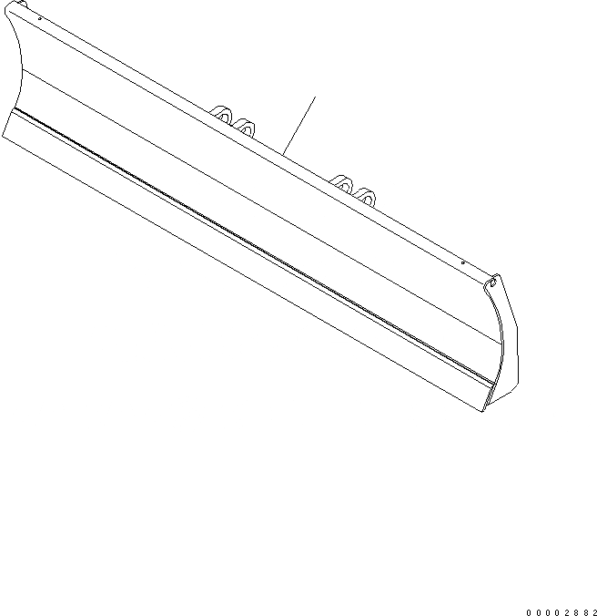 Схема запчастей Komatsu PW200-7K-KA - ОТВАЛ (ДЛЯ .M ШИР. ПЕРЕДН. DOZER) SUSPENTION И КОЛЕСА