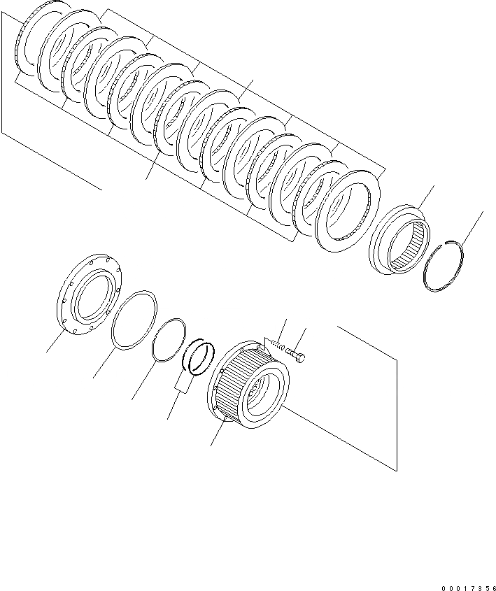 Схема запчастей Komatsu PW200-7K - ПЕРЕДНИЙ МОСТ (/) (.M ШИР.) S SUSPENTION И КОЛЕСА