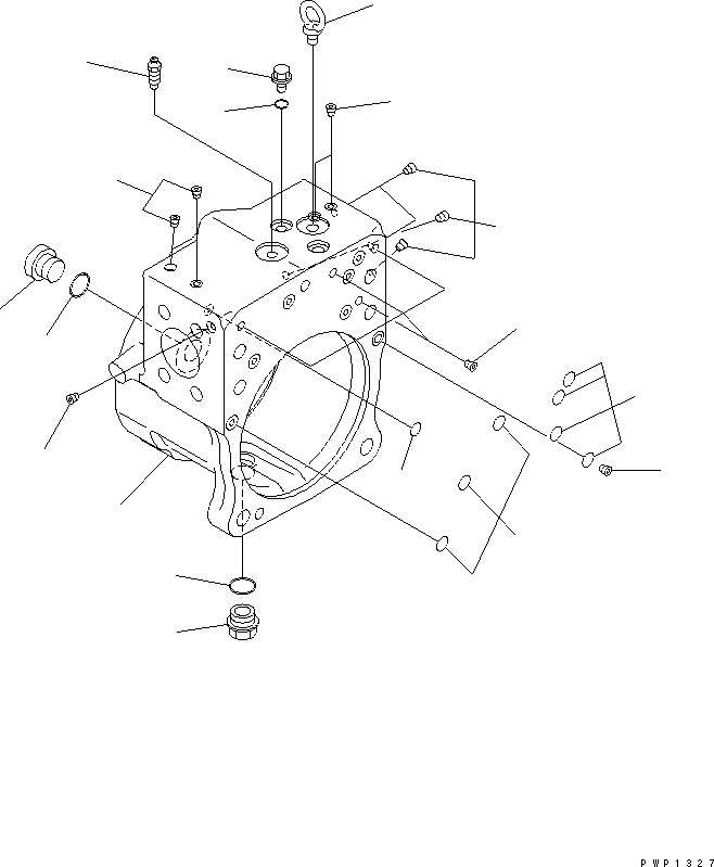 Схема запчастей Komatsu PW200-7K - ОСНОВН. НАСОС (/) Y ОСНОВН. КОМПОНЕНТЫ И РЕМКОМПЛЕКТЫ