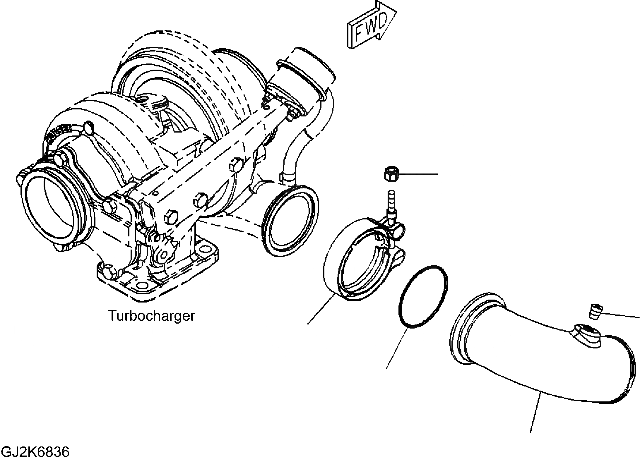 Схема запчастей Komatsu PW200-7E0 - ВПУСК ВОЗДУХА СОЕДИН-Е AA ДВИГАТЕЛЬ