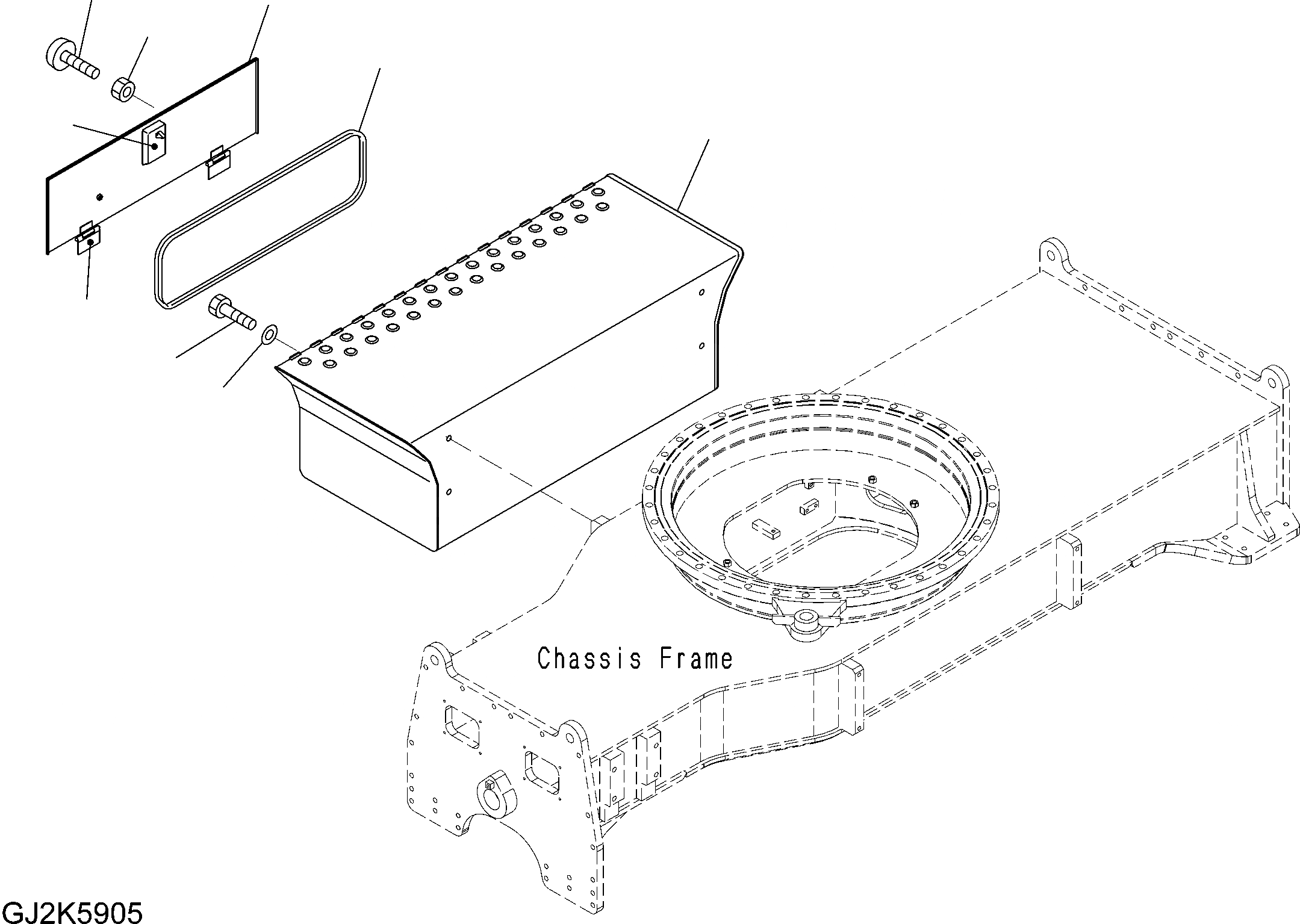 Схема запчастей Komatsu PW200-7E0 - ЯЩИК Д/ИНСТРУМЕНТА, RHS M ЧАСТИ КОРПУСА