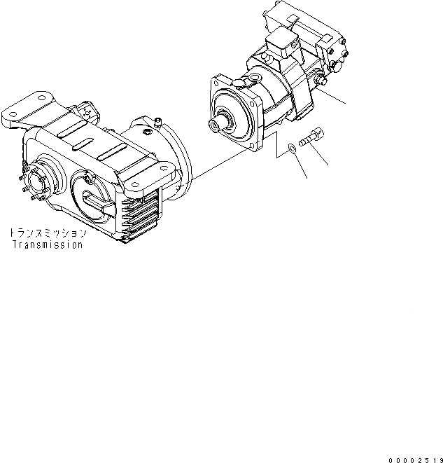 Схема запчастей Komatsu PW200-7E0 - МОТОР ХОДА НИЖНЯЯ ГИДРОЛИНИЯ И ЛИНИЯ ХОДА