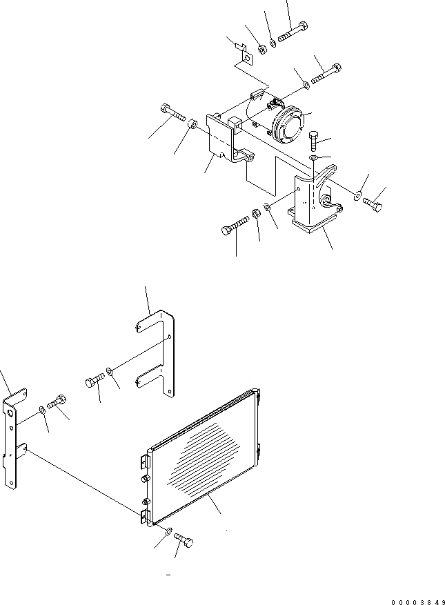 Схема запчастей Komatsu PW220-7K-KA - КОНДИЦ. ВОЗДУХА (КОНДЕНСАТОР И КОМПРЕССОР) КАБИНА ОПЕРАТОРА И СИСТЕМА УПРАВЛЕНИЯ
