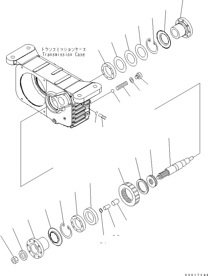 Схема запчастей Komatsu PW220-7K - ТРАНСМИССИЯ (/) НИЖНЯЯ ГИДРОЛИНИЯ И ЛИНИЯ ХОДА
