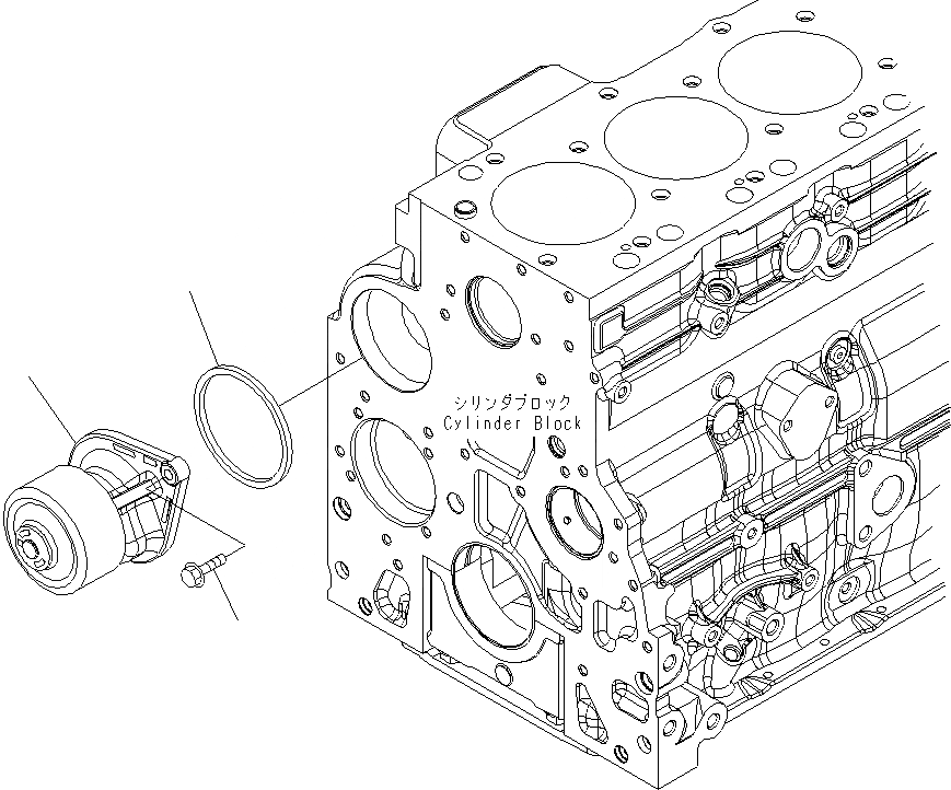 Схема запчастей Komatsu PW220-7E0 - ВОДЯНАЯ ПОМПА AA ДВИГАТЕЛЬ