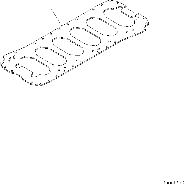 Схема запчастей Komatsu PW220-7H - НИЖНЯЯ ПЛАСТИНА AA ДВИГАТЕЛЬ
