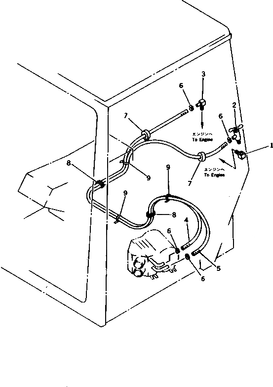 Схема запчастей Komatsu PW30-1 - ОБОГРЕВАТЕЛЬ. (С АНТИОБЛЕДЕНИТЕЛЬ) (/) (КРОМЕ ЯПОН.) ЧАСТИ КОРПУСА