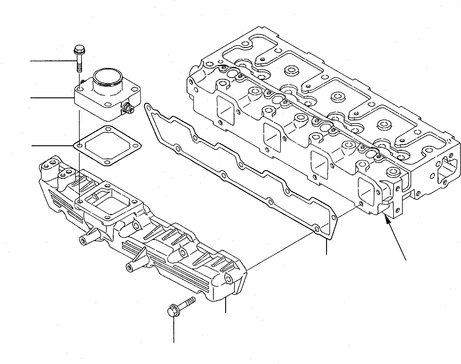 Схема запчастей Komatsu PW75-1 - ТРУБОПРОВОД ВПУСКА ВОЗДУХА ДВИГАТЕЛЬ