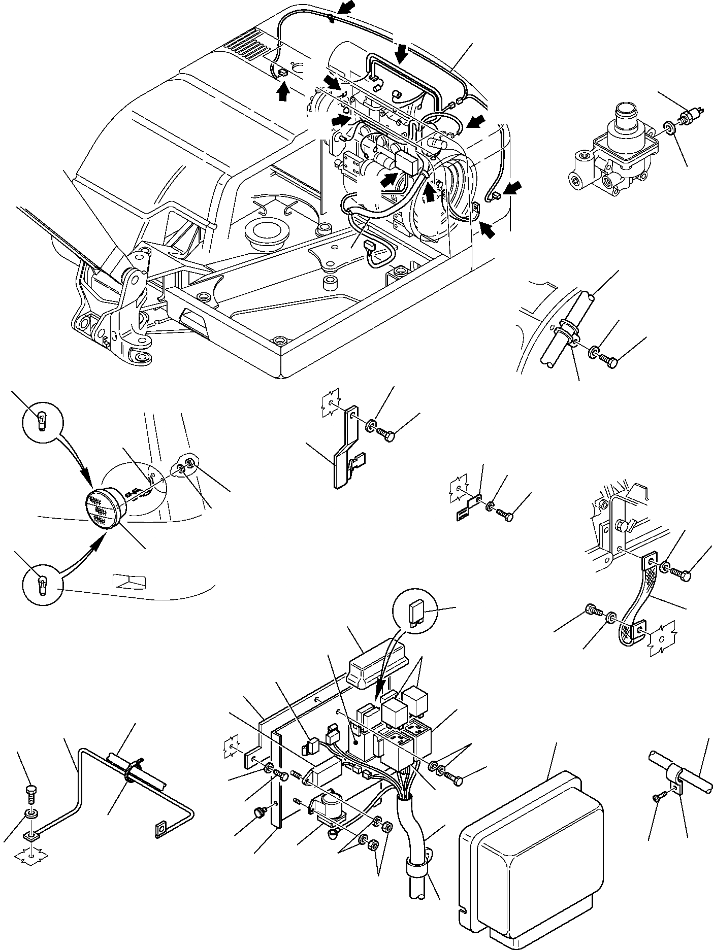 Схема запчастей Komatsu PW75R-2 - ЭЛЕКТРИКА (ЛИНИЯ ДВИГАТЕЛЯ) КОМПОНЕНТЫ ДВИГАТЕЛЯ И ЭЛЕКТРИКА