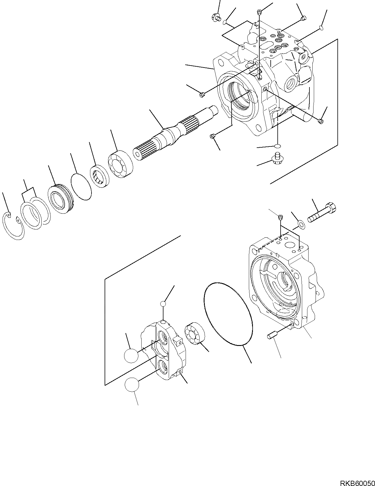 Схема запчастей Komatsu PW98MR-6 - ГИДР. НАСОС. (/) РАБОЧЕЕ ОБОРУДОВАНИЕ ГИДРАВЛИКА