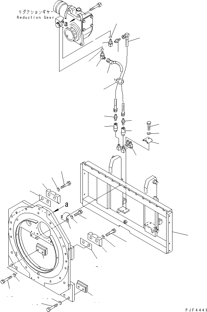 Схема запчастей Komatsu RFE253-1 - ВРАЩАЮЩ. ВИЛЫ (КРЮК ТИП) (ДЛЯ ENGINNE POWERED) ТРУБЫ ВРАЩАЮЩ. ВИЛЫ (КРЮК ТИП) (EXCLUSIVE ЧАСТИ ДЛЯ FV МАЧТА)