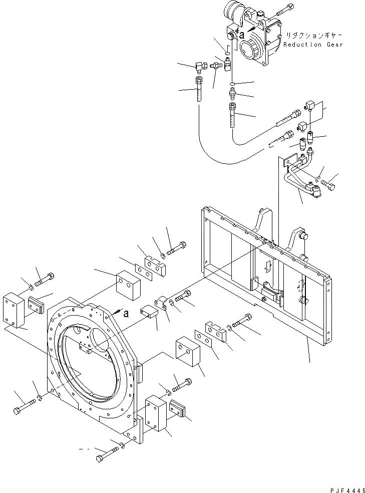 Схема запчастей Komatsu RFE253-1 - ВРАЩАЮЩ. ВИЛЫ (КРЮК ТИП) (ДЛЯ ENGINNE POWERED) ТРУБЫ ВРАЩАЮЩ. ВИЛЫ (КРЮК ТИП) (EXCLUSIVE ЧАСТИ ДЛЯ VT МАЧТА)