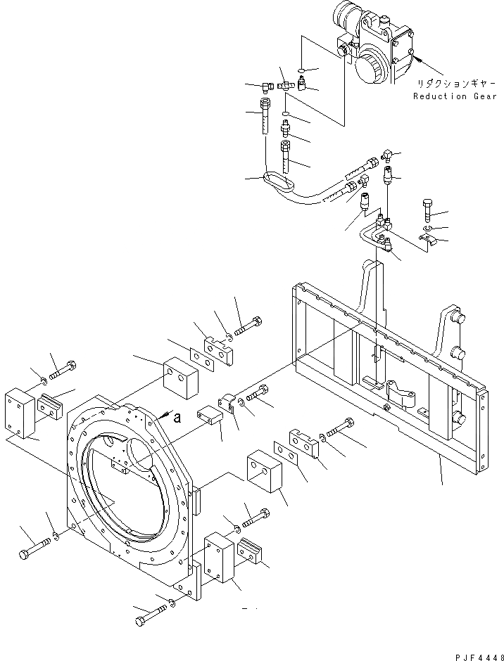 Схема запчастей Komatsu RFE253-1 - ВРАЩАЮЩ. ВИЛЫ (КРЮК ТИП) (ДЛЯ ENGINNE POWERED) ТРУБЫ ВРАЩАЮЩ. ВИЛЫ (КРЮК ТИП) (EXCLUSIVE ЧАСТИ ДЛЯ VFF МАЧТА)